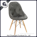 Classical design restaurant chair genuine leather dining chair